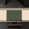 Groen - Effen kleur - Olijfgroen keuken achterwand spatscherm klein 900 -sfeer1