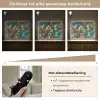 Vogel - Tak - Rozen - Mozaïek Light Box met batterij (Wandlamp) middel -USP_dimbaarNL