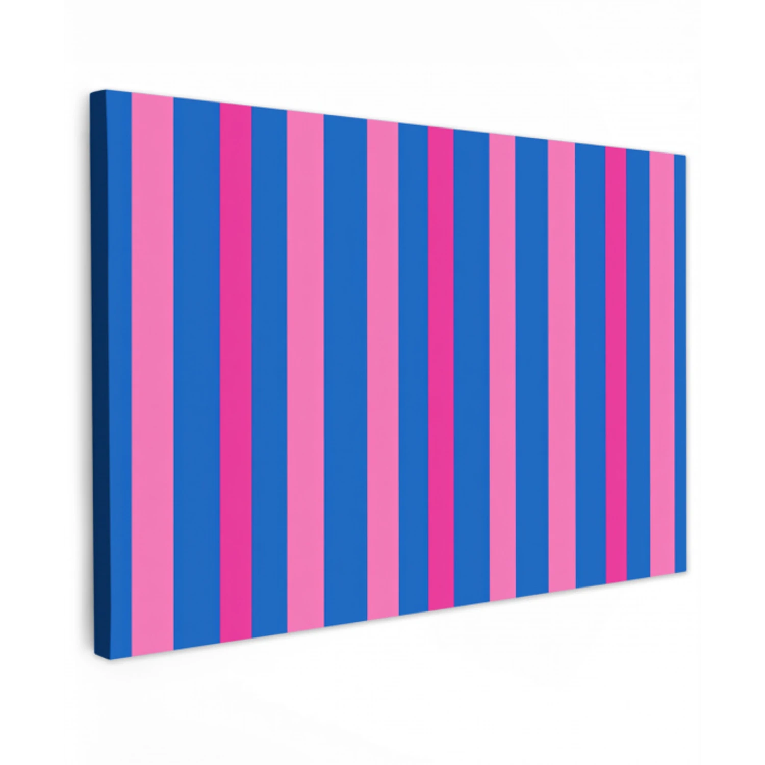 Modern - Optisch - Roze Tuinposter op houten frame 2 cm dik klein 845 -3d