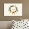 Kerstkrans - Kerst - Goud - Beige canvas 2cm klein -sfeer3