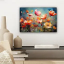 Bloemen - Watercolor - Kunst - Botanisch - Natuur canvas 2cm klein -sfeer6