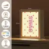 Swag - Roze - Stippen - Geel Light Box met kabel (Tafellamp) klein -USP_NL