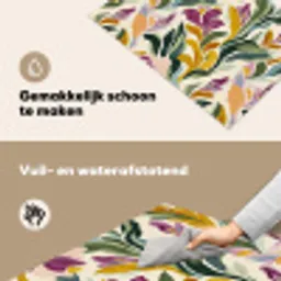Modern - Abstract - Kleurrijk Inductie beschemer met haakjes klein 777 -ky-schoon-nl