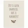 Bruin - Minimalistisch - Quote - Zomer poster papier klein -3d
