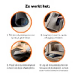 Aarde - Ruimte - Blauw - Groen Inductie beschermer vinyl 3mm klein -zzzzzzz-td-werking
