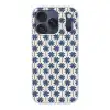 Symmetrisch - Palm - Blauw Telefoonhoesje iPhone 17 Pro klein 878 -3d