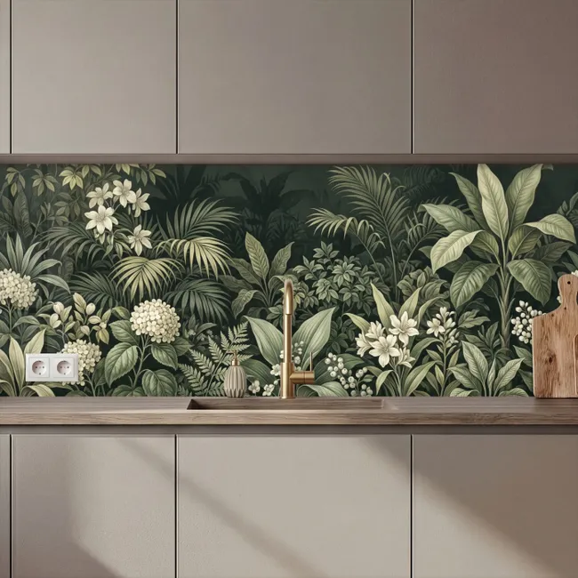 Keuken achterwand - Jungle - Bladeren - Botanisch - Groen