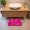 Oh la la - Oranje - Roze Badmat klein -sfeer1