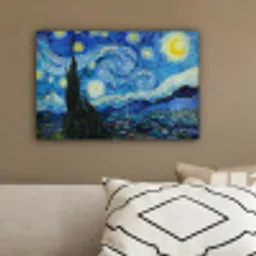 De sterrennacht - Vincent van Gogh canvas 2cm klein -sfeer3