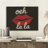 Lip - Rood - Quote PET vilt klein -sfeer1