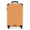 Streep patroon oranje NBS - Handbagage koffer - Kinderen Unisex middel -productfoto_recht