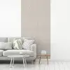 Bloemen - Bladeren - Licht - Taupe fotobehang vinyl groot 64 -woonkamer