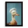 Eend - Koksmuts - Cute - Vogel fotolijst zwart zonder passe partout klein -3d