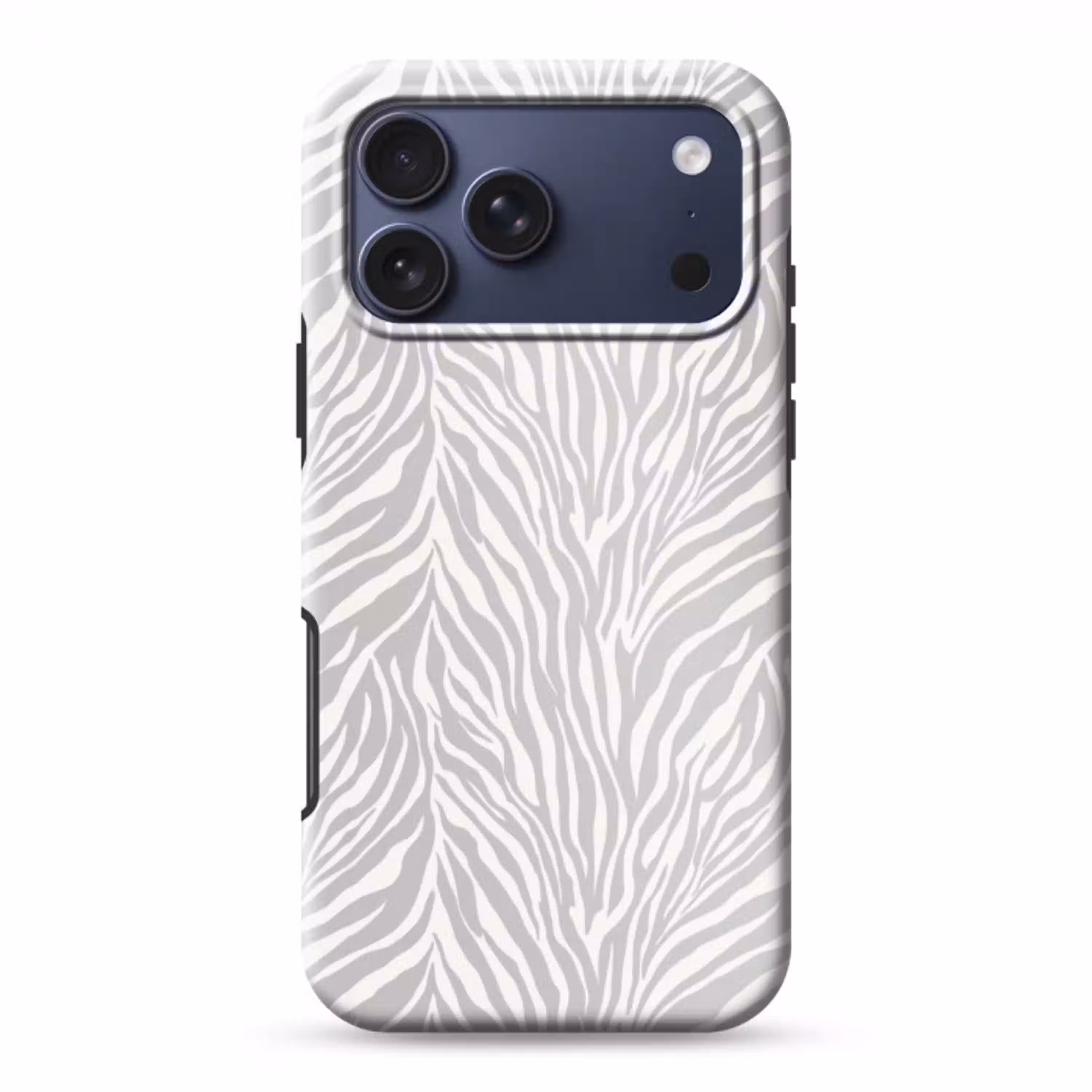 Zebra - Motief - Grijs Toughcase MagSafe Apple iPhone 17 Pro Max klein 1019 -3d