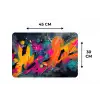 Abstract - Graffiti - Kleurrijk - Verfspatten Placemat vinyl groot -specs