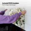 Lelies - Boekte - Wit - Meeldraden Inductie beschemer met haakjes middel -ky-ophangen-nl