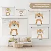 Tijger - Wilde dieren - Pastel Wandkleed katoen klein -tsfeer8_DE