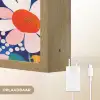 Bloemen - Kleurrijk - Stippen Light Box met batterij (Wandlamp) middel -USP_websiteoplaadbaarNL