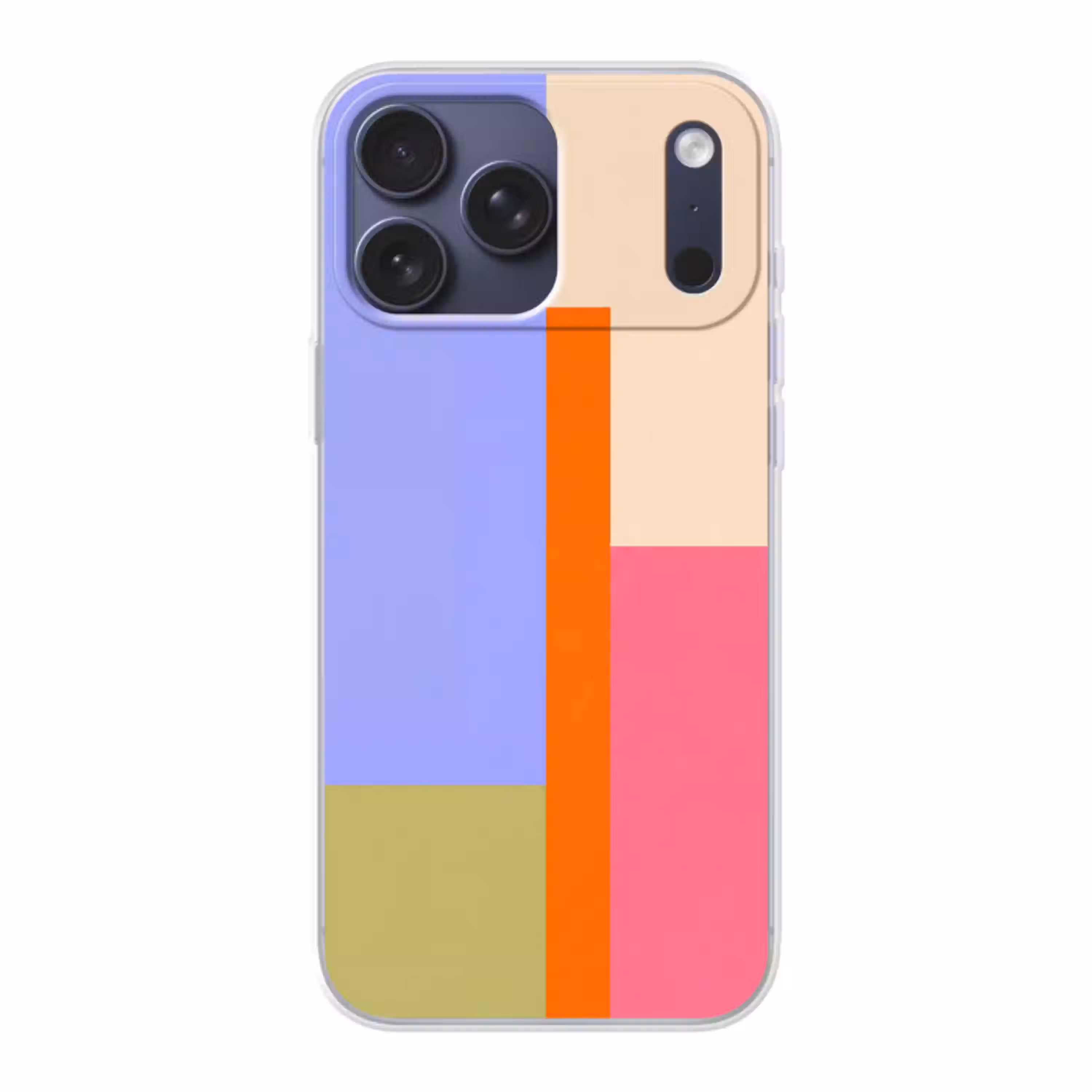 Abstract - Geometrie - Kunst - Modern - Kleurrijk Telefoonhoesje iPhone 17 Pro Max klein -3d
