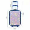 Lovely lila Kinderkoffer - Blauw klein -productfoto_formaten