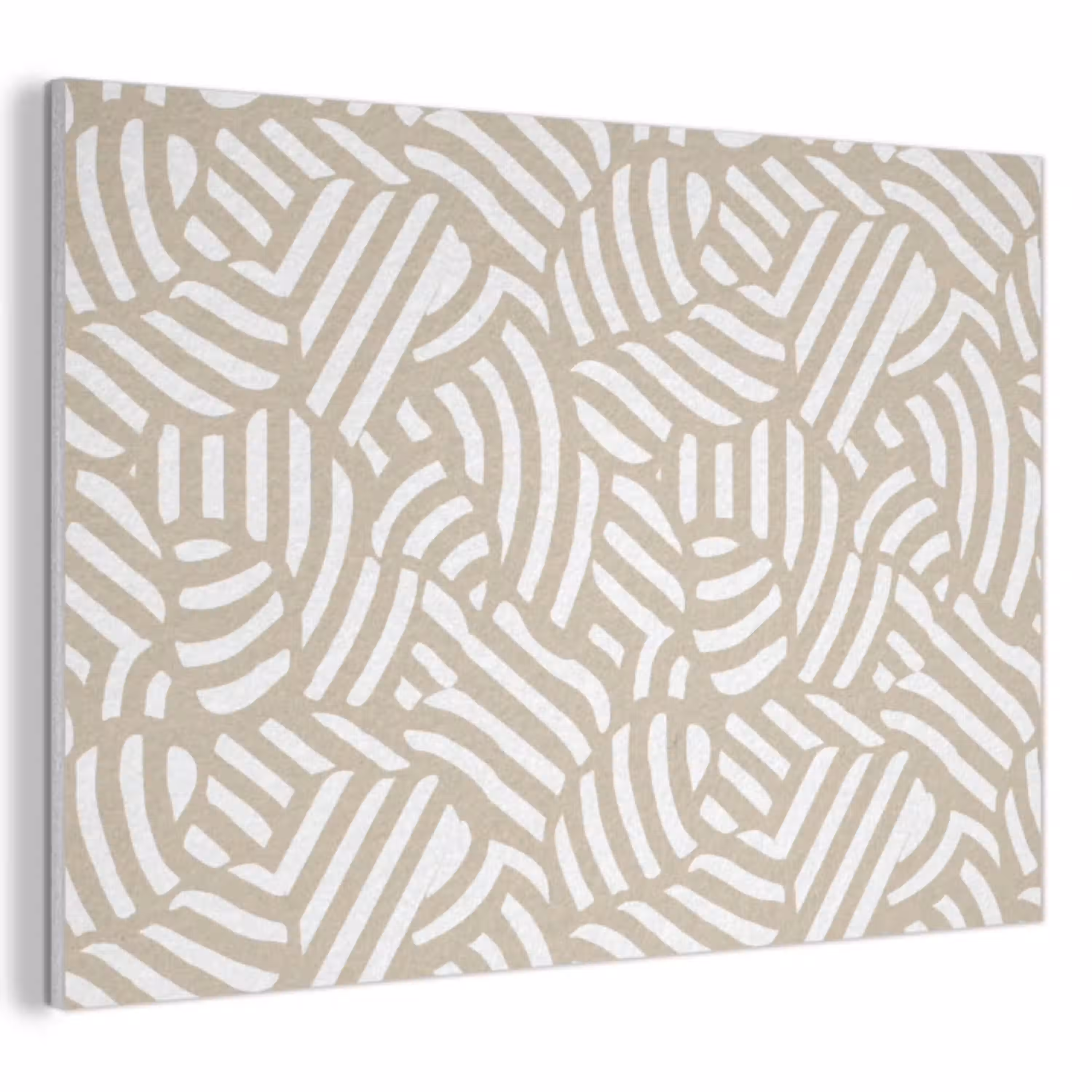 Abstract - Modern - Beige PET vilt klein 837 -3d