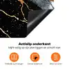 Zwart - Goud - Strepen Inductie beschermer vinyl 3mm klein -zzzzzzz-td-onderkant