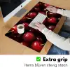 Rood - Fruit - Kersen Muismat XXL klein -sfeer3
