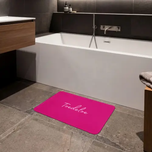 Toedeloe - Roze Badmat klein -sfeer3