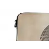 Boog -  Strepen - Minimalistisch - Zwart laptophoes neopreen klein -detail
