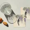 Specht - Bloemen - Paars onderzetter kurk middel -sfeer4