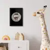 Rose - Strik - Bestek fotolijst zwart zonder passe partout klein -usfeer4_kinderkamer