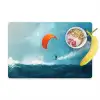 Kitesurfer - Oranje - Zee - Lucht Placemat vinyl groot -zzzproduct_Kitchenyeah-website