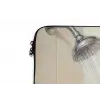 Vrouw - Douche - Roze laptophoes neopreen klein -detail