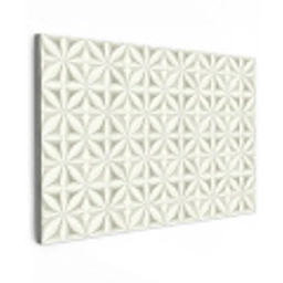 Abstract - Structuur - Grijs - Wit canvas 2cm klein 34 -z3d