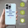 Moeder - Quote - Blauw Hoesje iPhone 16 Pro Max met koord klein -sfeer2_NL