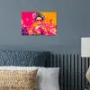 Vrouw - Zonnebril - Abstract - Oranje poster papier klein -sfeer2
