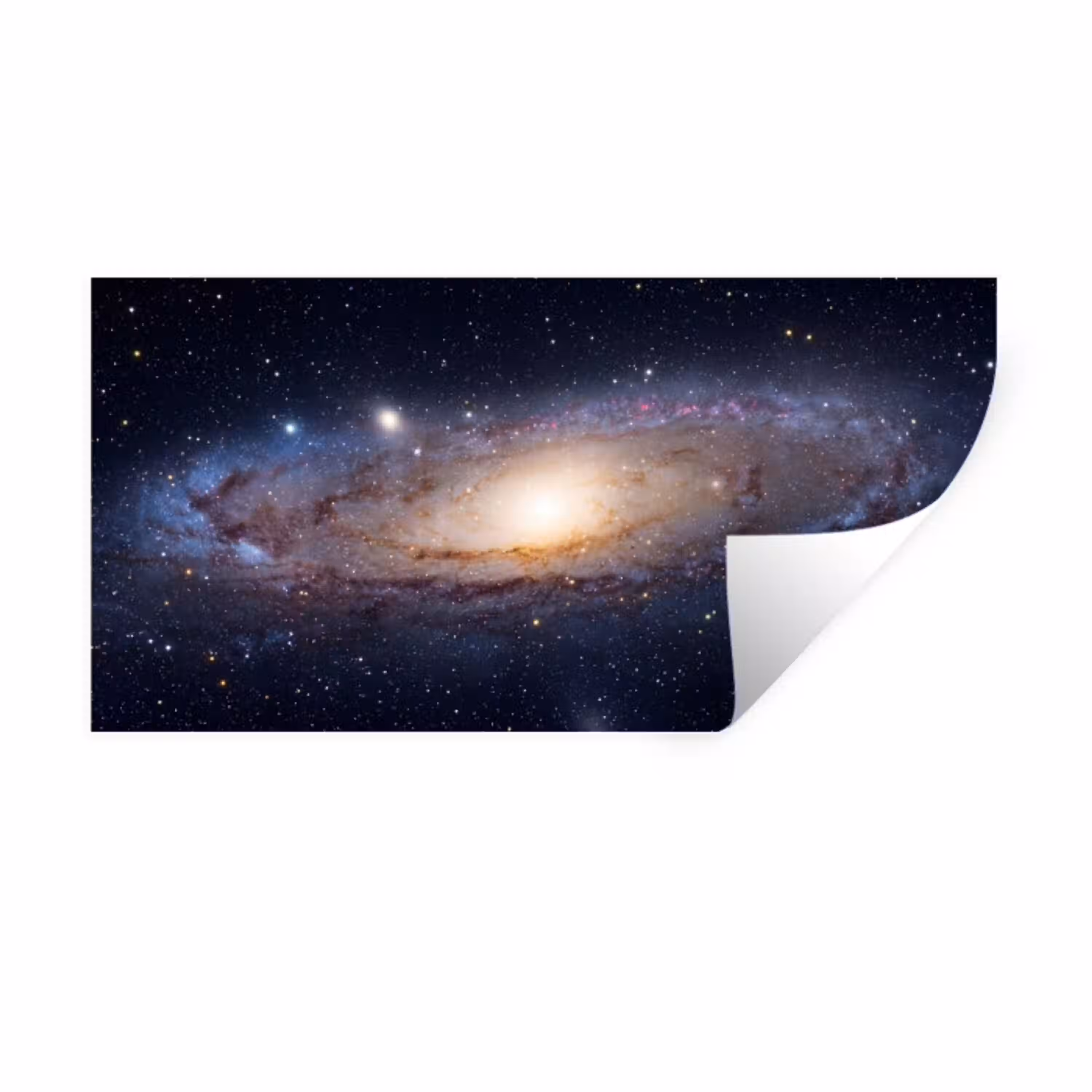 Sterrenstelsel - Ruimte - Kosmos Muursticker klein -3d