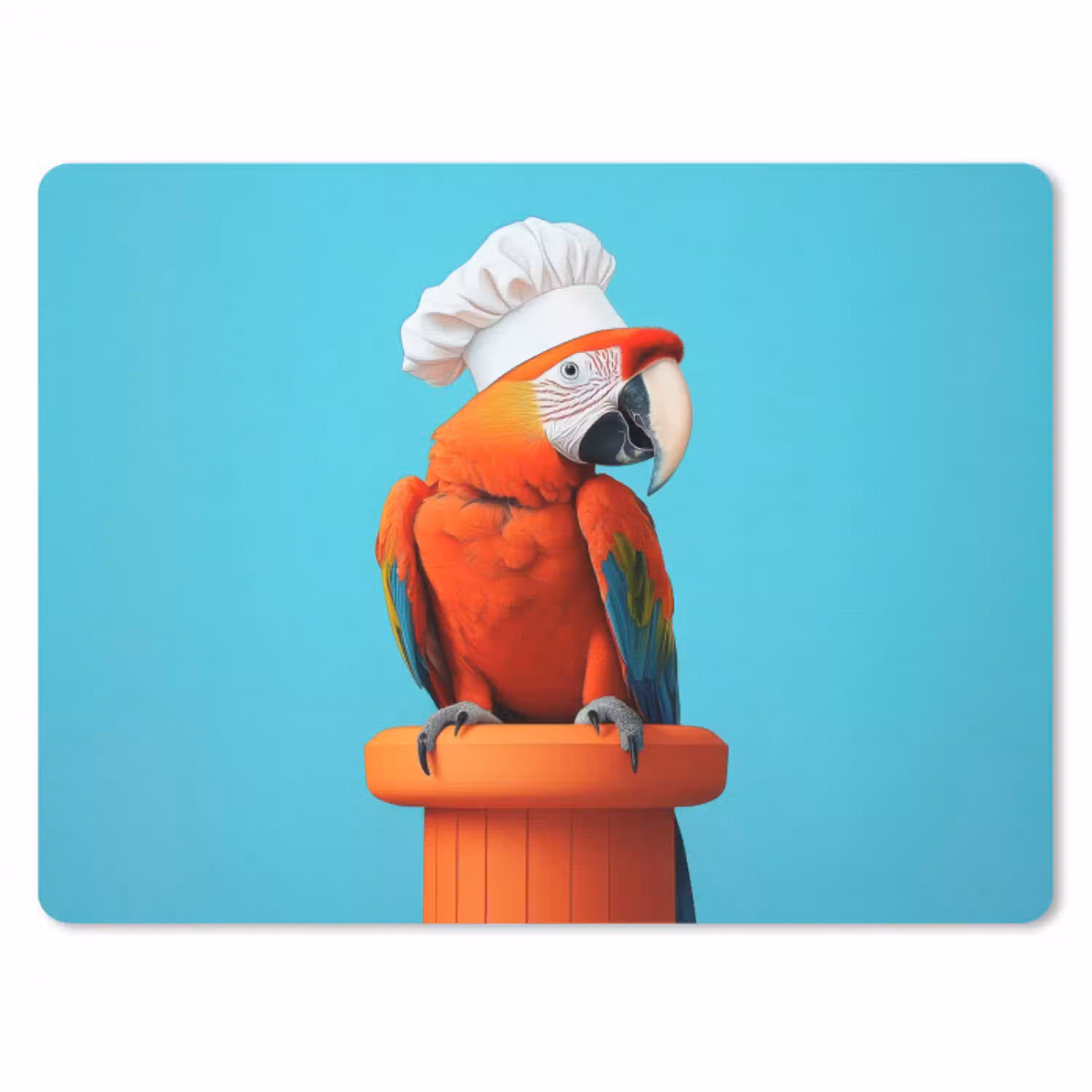 Ara - Koksmuts - Sokkel - Grappig muismat rubber klein -3d