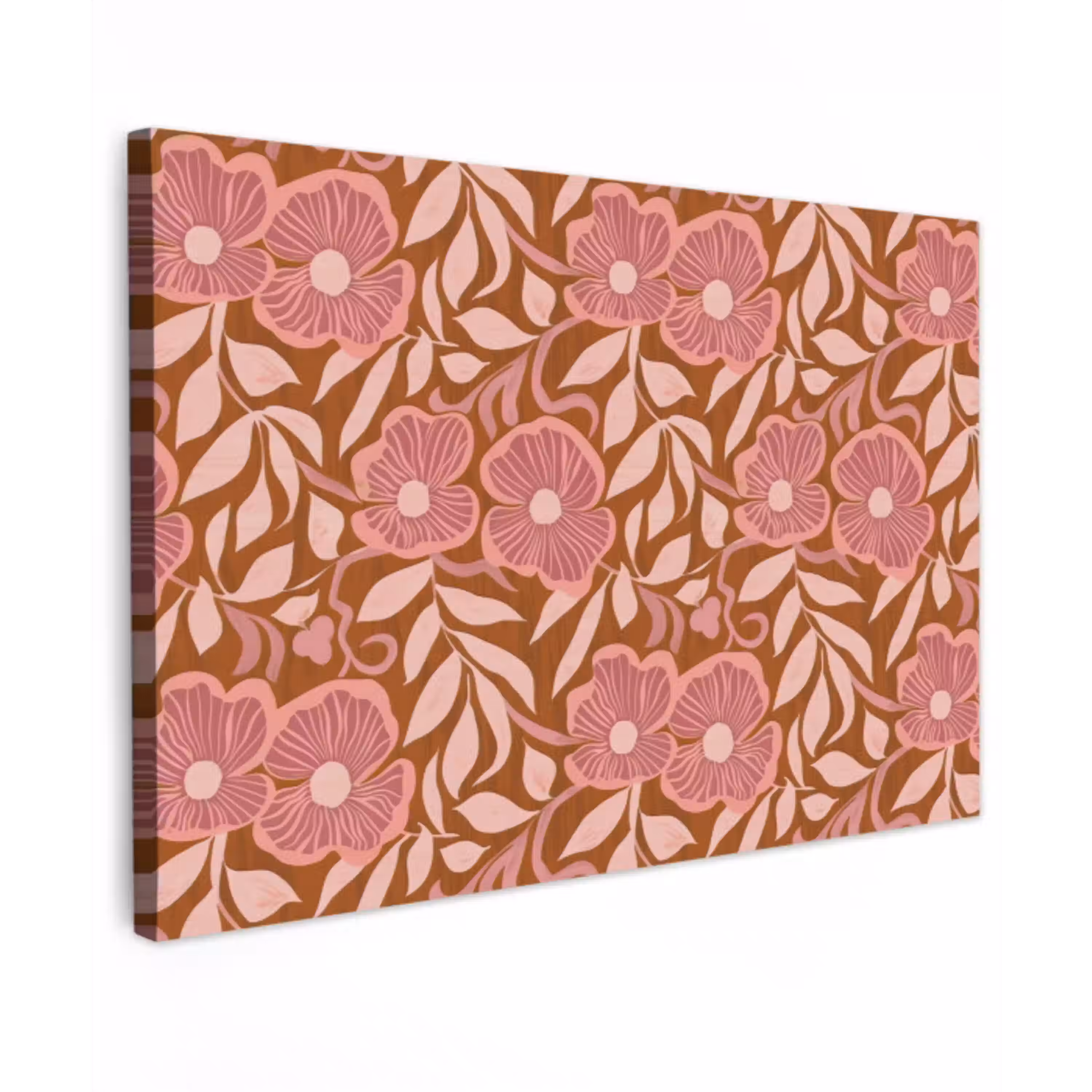 Sfeer - Bloemen - Roze canvas 2cm klein 34 -z3d