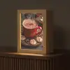 Chocolademelk - Mok - Winter - Kerst - Gezelligheid Light Box met kabel (Tafellamp) klein -z3d_website