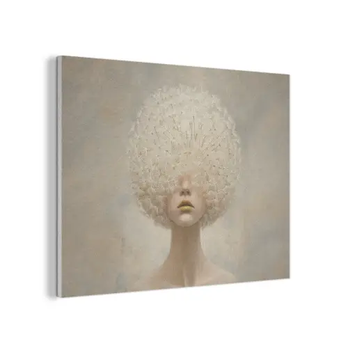 Dromerig - Beige - Paardenbloemzaadjes PET vilt klein -3d