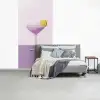 Cocktail - Paars - Minimalistisch - Citroen fotobehang vinyl groot -slaapkamer