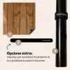 Natuurlijk Eikenhout Inductie beschermer vinyl 3mm middel -zzzzzzz-induclip_IT