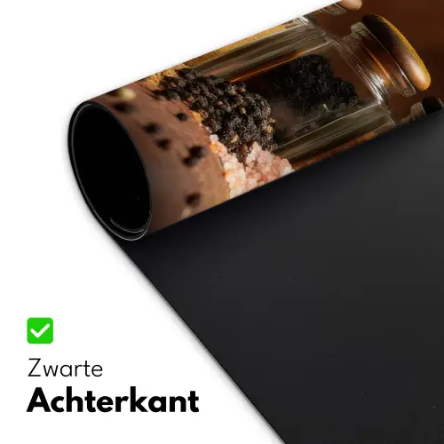 Potjes - Kruiden - Specerijen - Korrels Muismat XXL klein -sfeer2