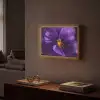 Paars - Viool - Diepte Light Box met batterij (Wandlamp) middel -sfeer1