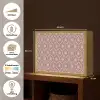 Strak - Patroon - Roze - Donkerblauw Light Box met batterij (Wandlamp) middel 907 -USP_websiteoverzichtNL