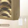 Schubben - Structuur - Goud Light Box met batterij (Wandlamp) middel 907 -USP_websiteoplaadbaarNL