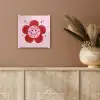 Bloem - Roze - Hartjes plexiglas 5mm klein -sfeer5