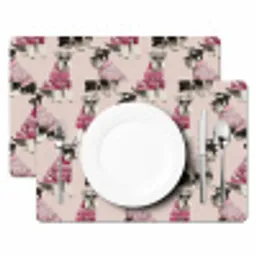 Honden - Truien - Rood Placemat vinyl groot 368 -zzsfeer2_Kitchenyeah-website
