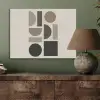 Natuurlijke tinten - Grafisch - Verticale compositie PET vilt klein -sfeer2